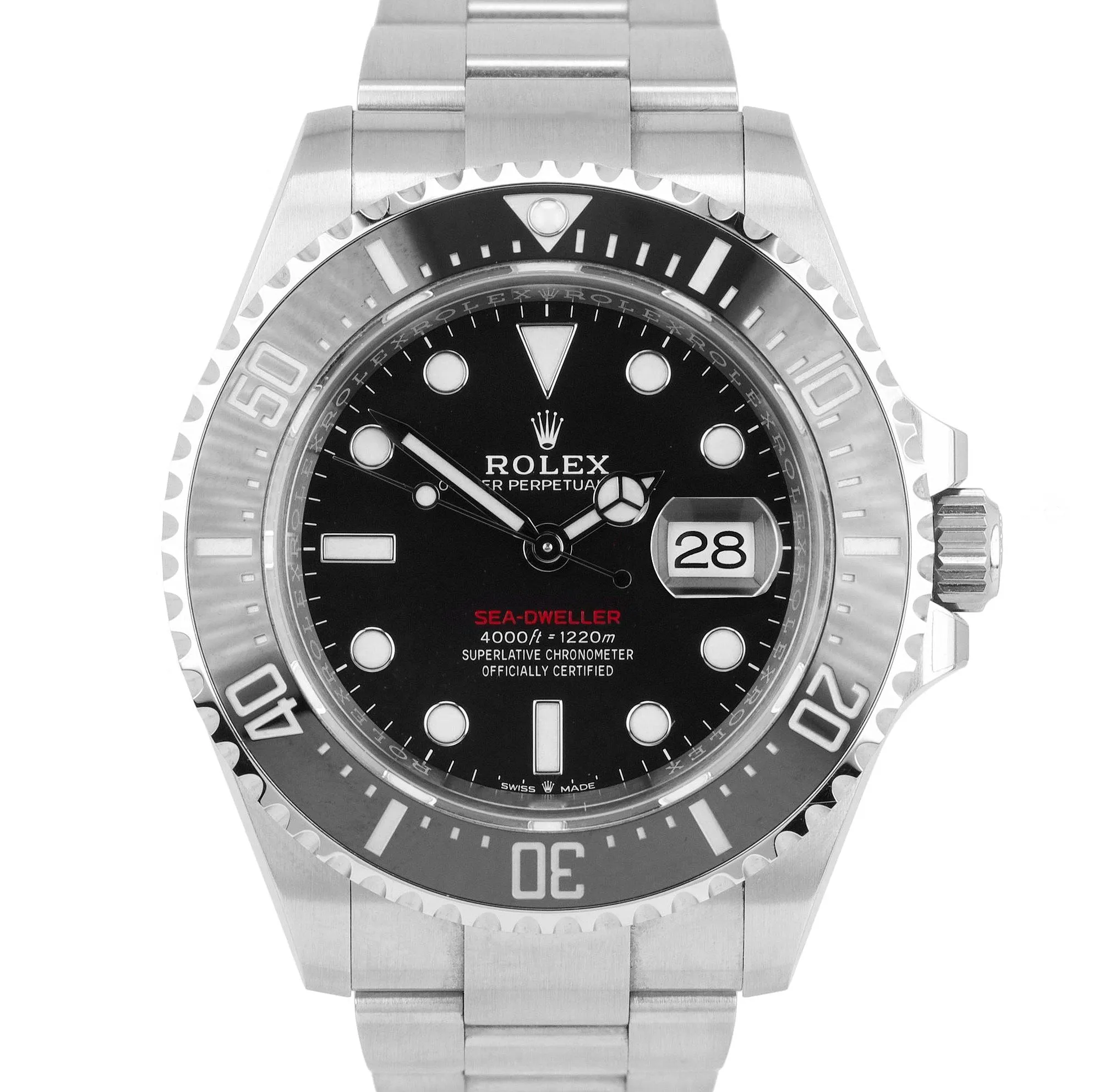 UNPOLISHED Rolex Red Sea-Dweller 43mm Mark II 50th Ann. Steel Watch 126600 B P