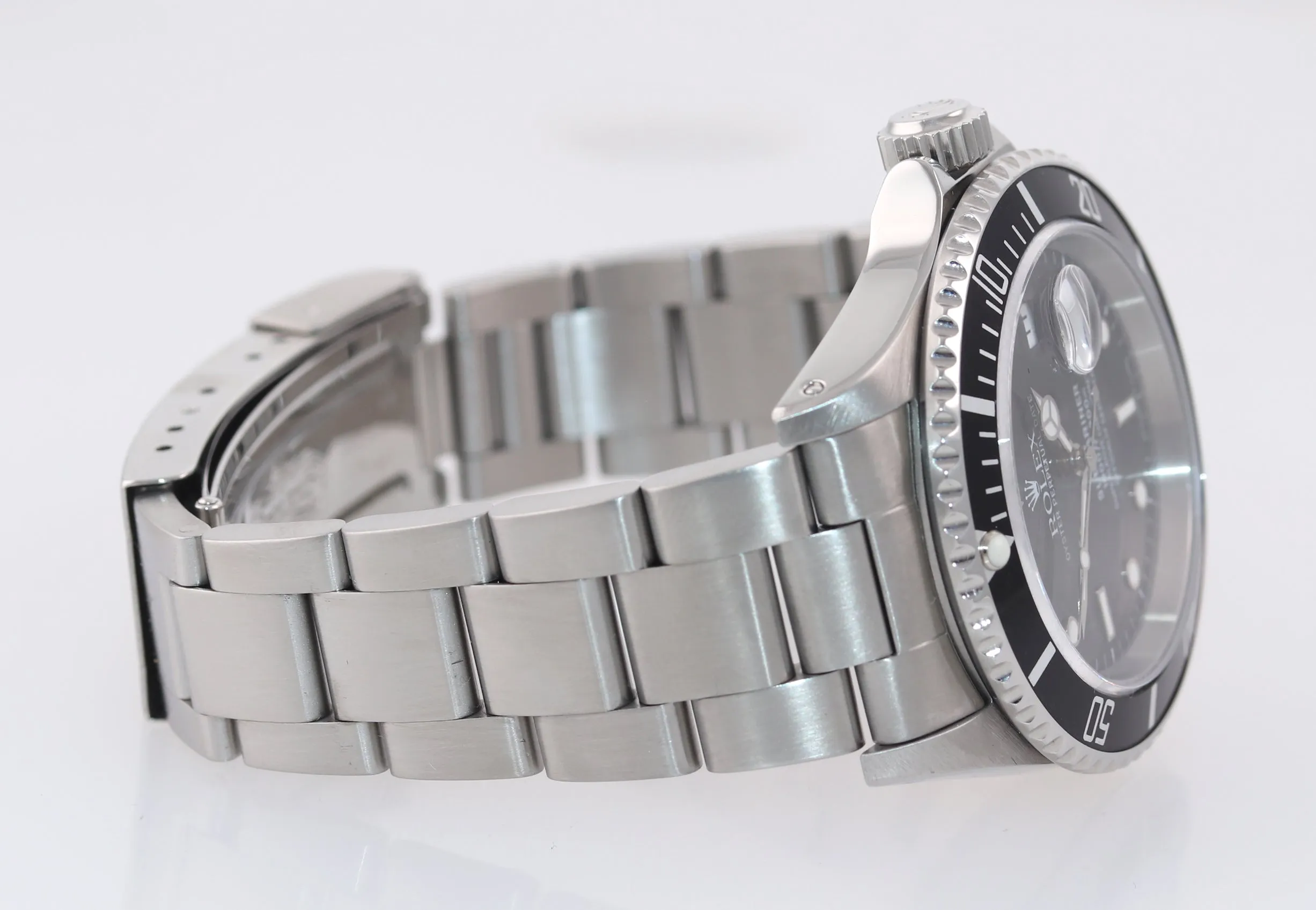UNPOLISHED TRITIUM Rolex Submariner 16610 40MM Steel Black Date 40mm Watch Box