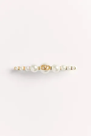 VALENTINO GARAVANI | VLOGO SIGNATURE PEARL TIE CLIP