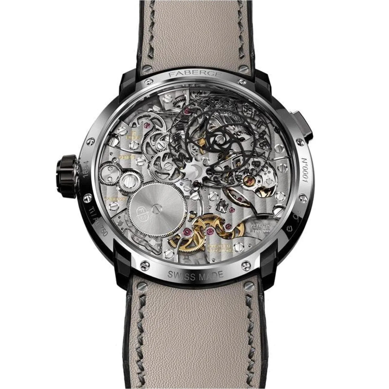 Visionnaire Dtz 18K White Gold & Sapphire Men'S Watch