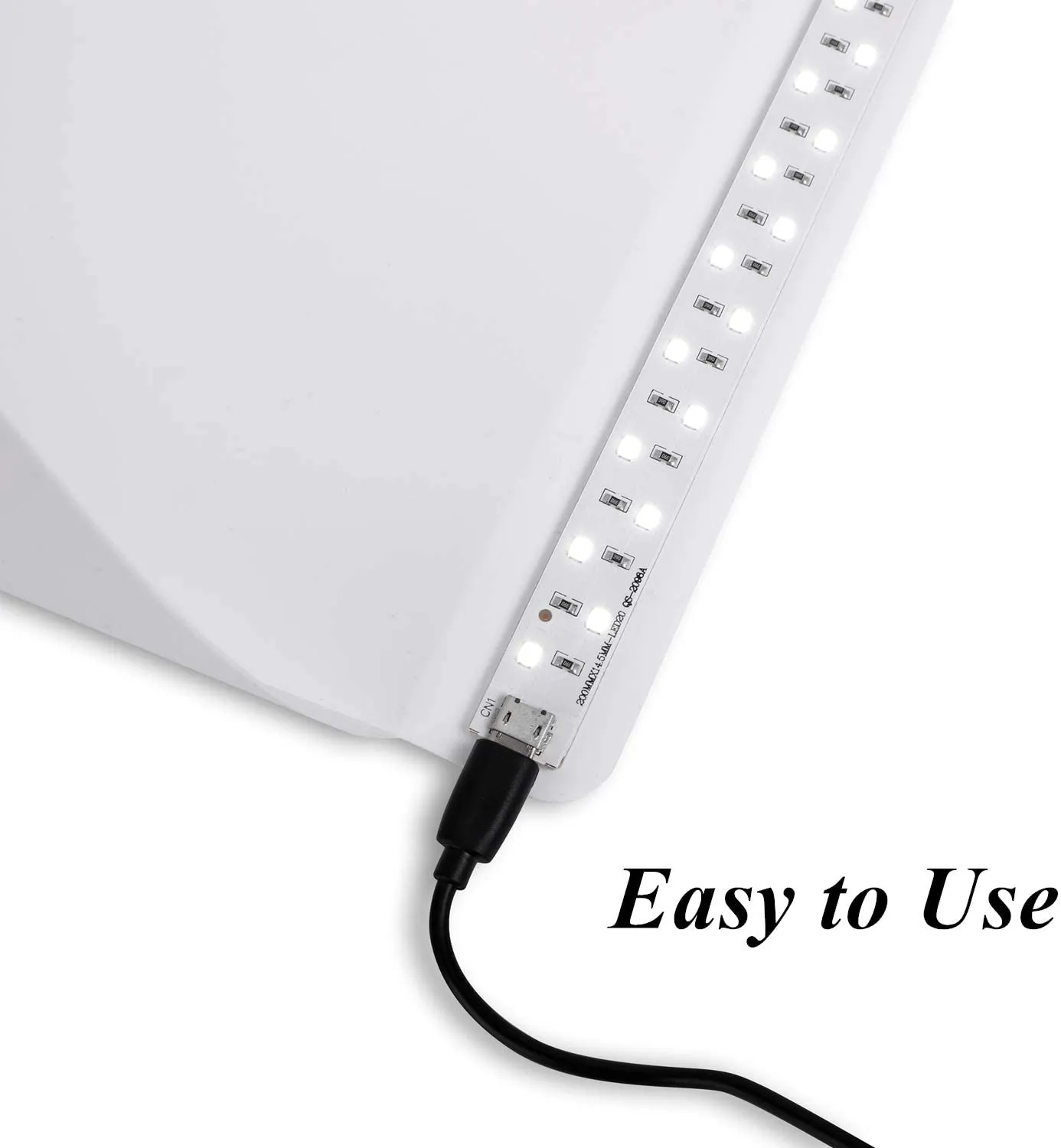 WANBY Photo Studio Tent Mini Foldable Photography Studio Portable Light Box Kit with LED Light Tent Adjustable Brightness 2 LED Lights and 4pcs Color Background（30 X 30 X 30cm）