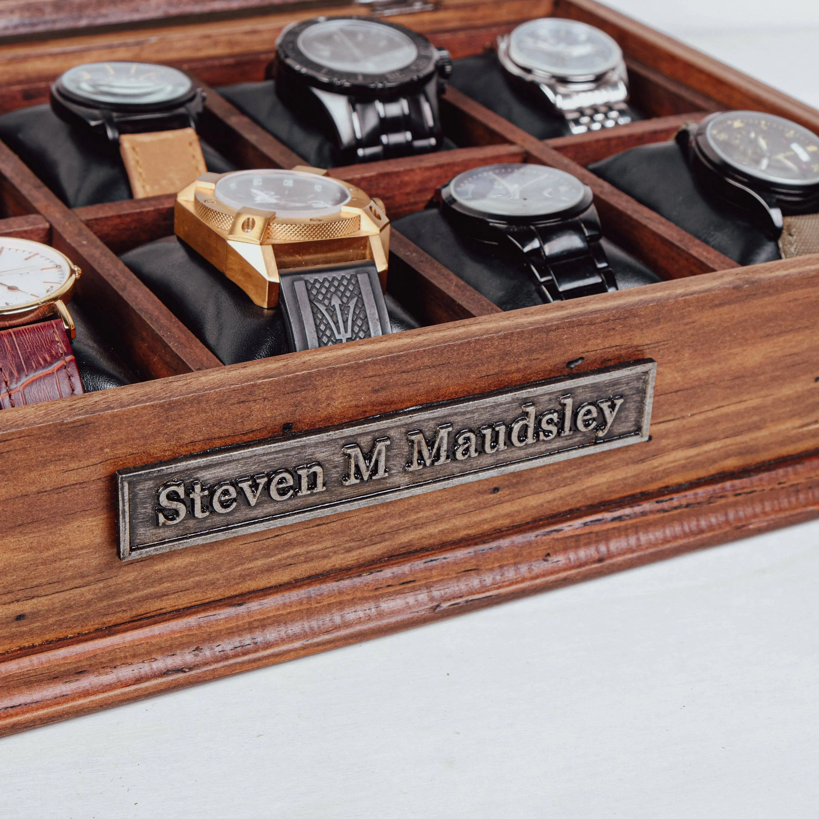 Watch Box for 10 Watches Slim