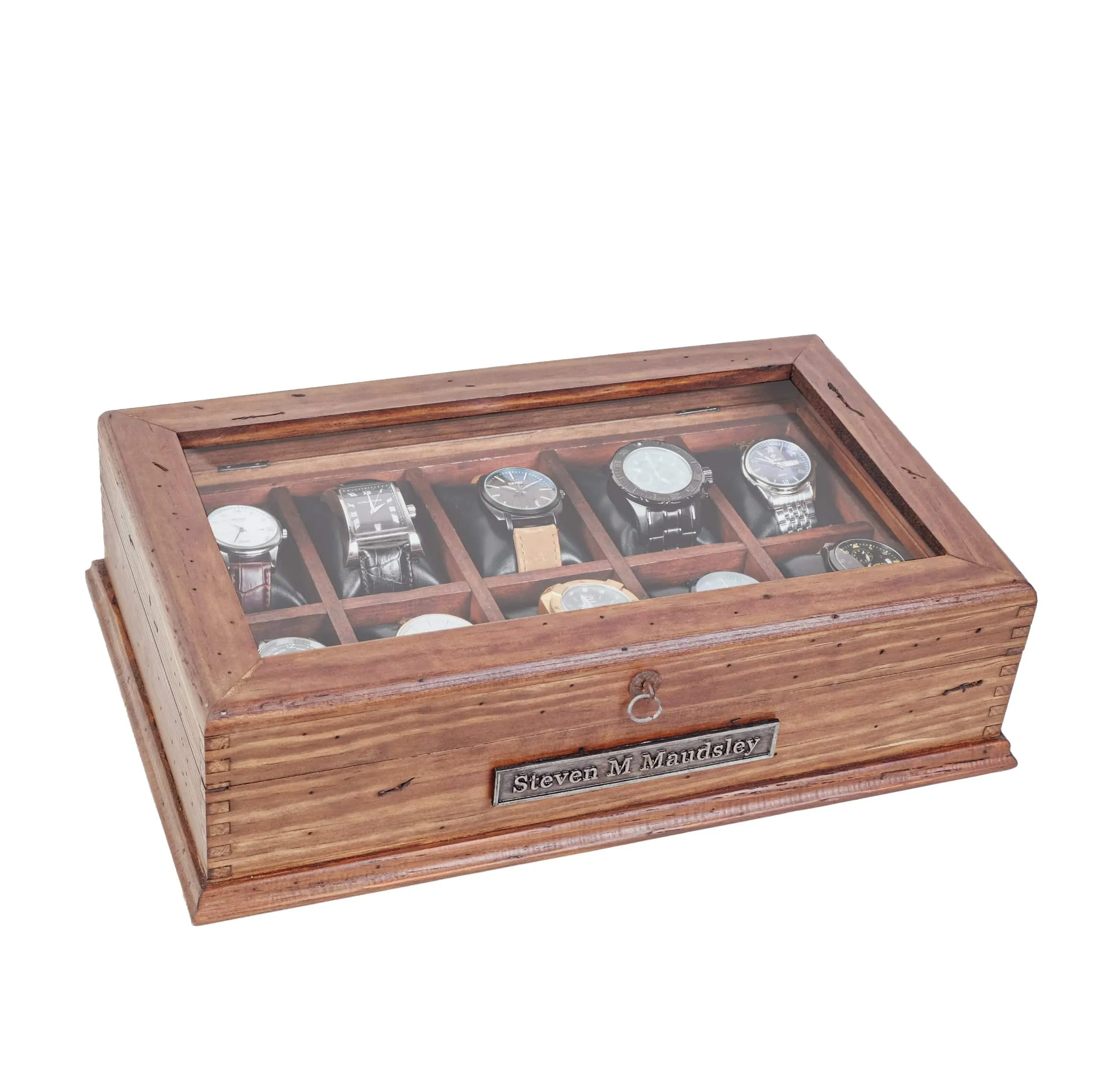 Watch Box for 10 Watches Slim