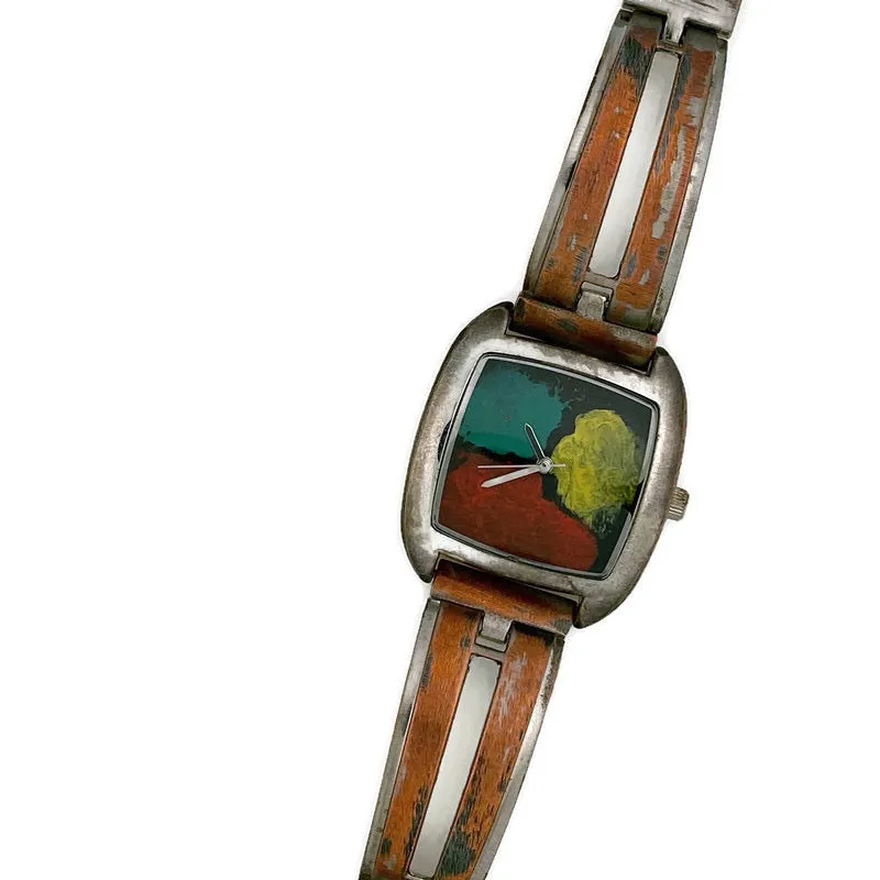 Watch, Multi Color Dial