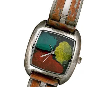 Watch, Multi Color Dial