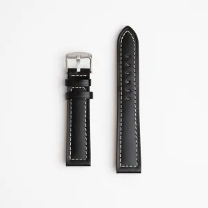 Windsor Bold Black Watch Strap