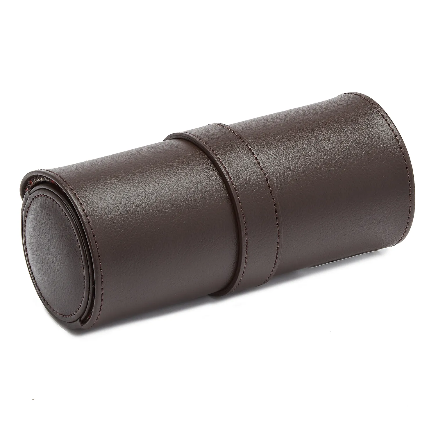 WM Brown x WOLF Watch Roll with Cigar Case