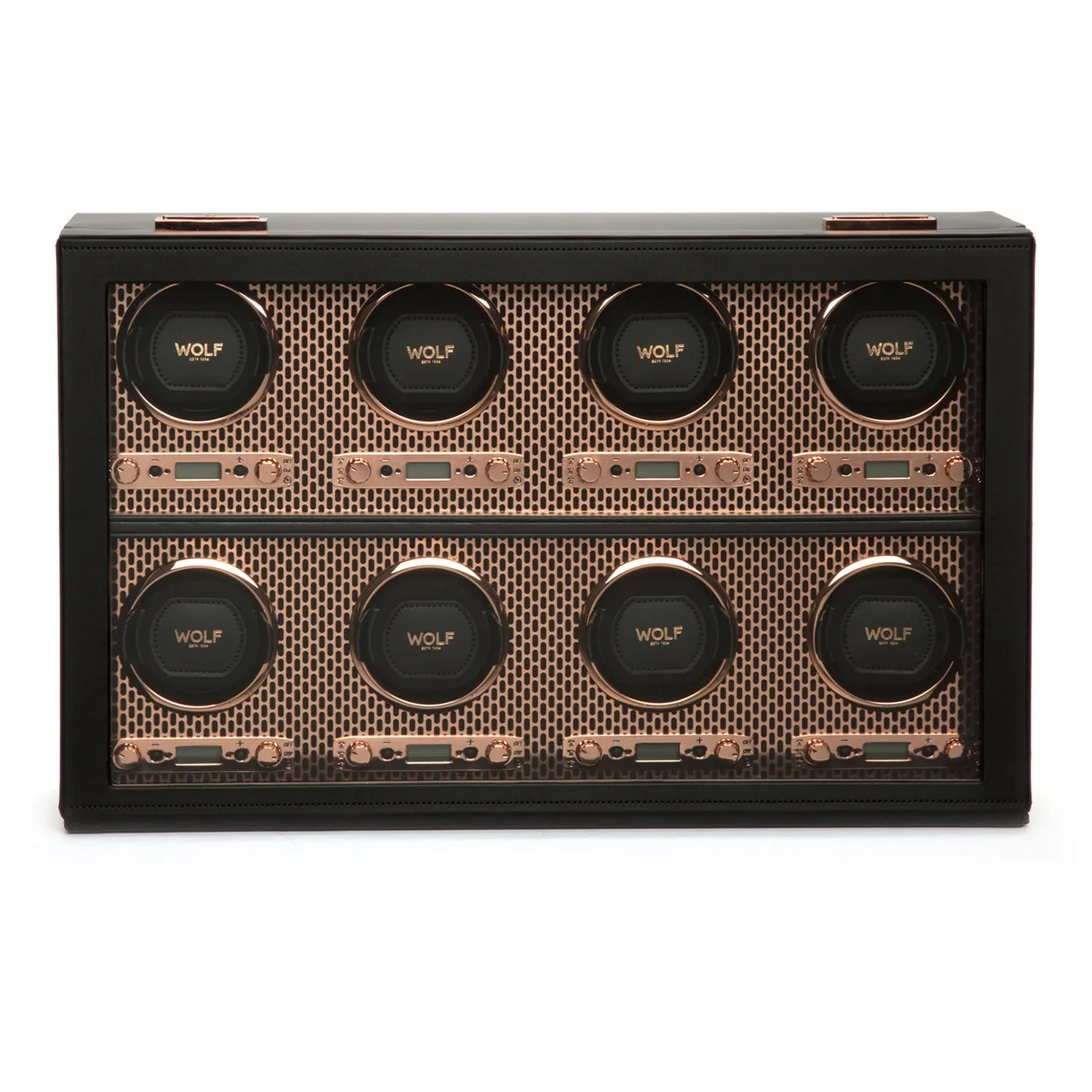 WOLF Axis 8 Piece Watch Winder - Copper