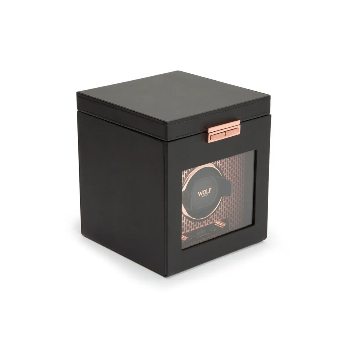 Wolf Axis Single Watch Winder with Storage