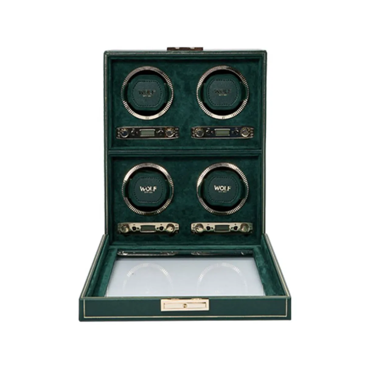Wolf British Racing 4 Piece Watch Winder