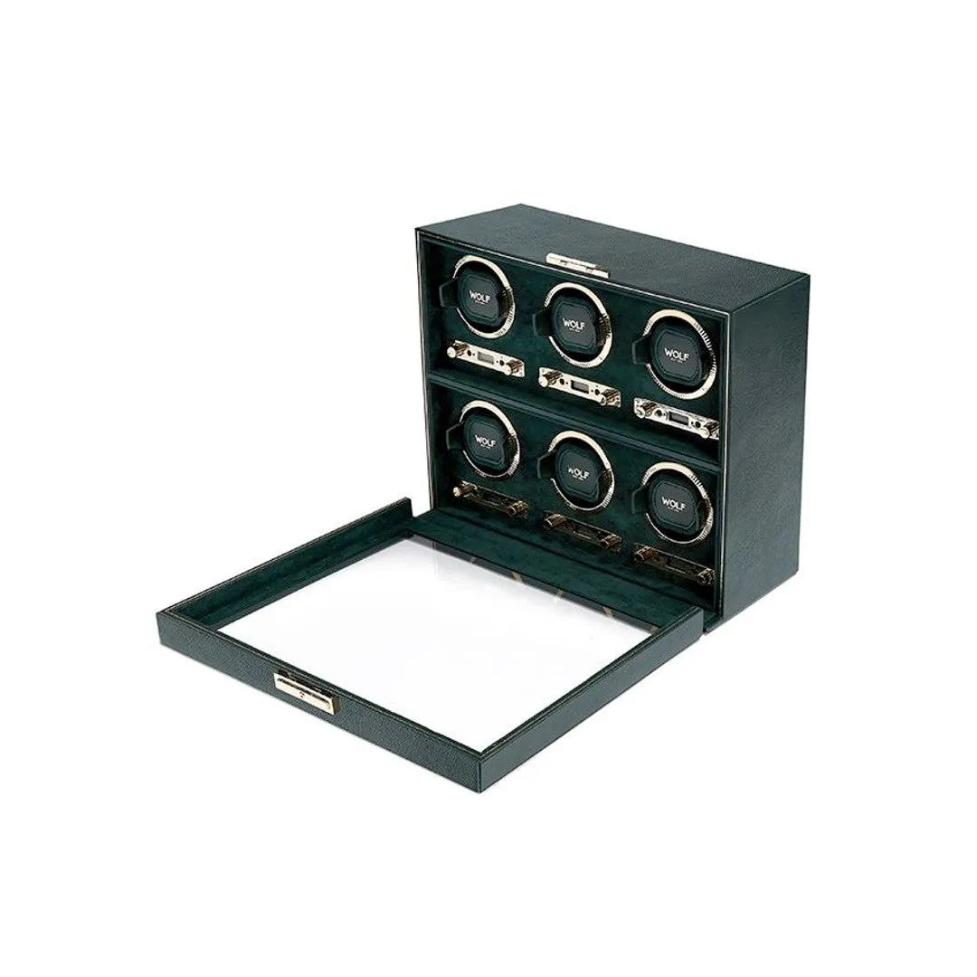 WOLF British Racing 6 Piece Watch Winder
