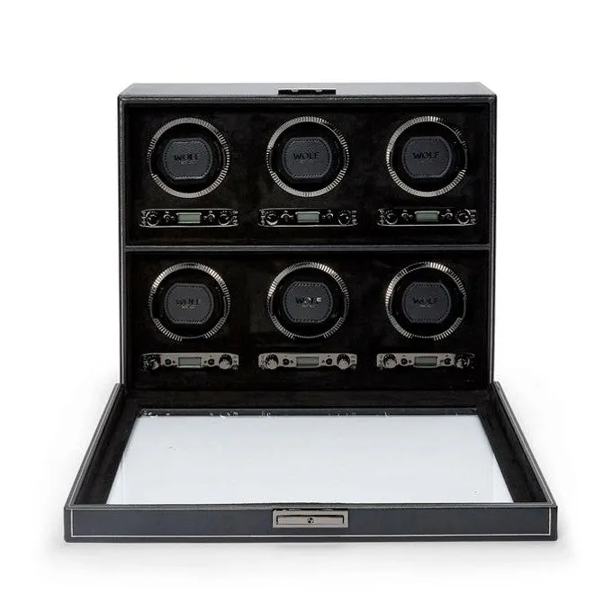 WOLF British Racing 6 Piece Watch Winder