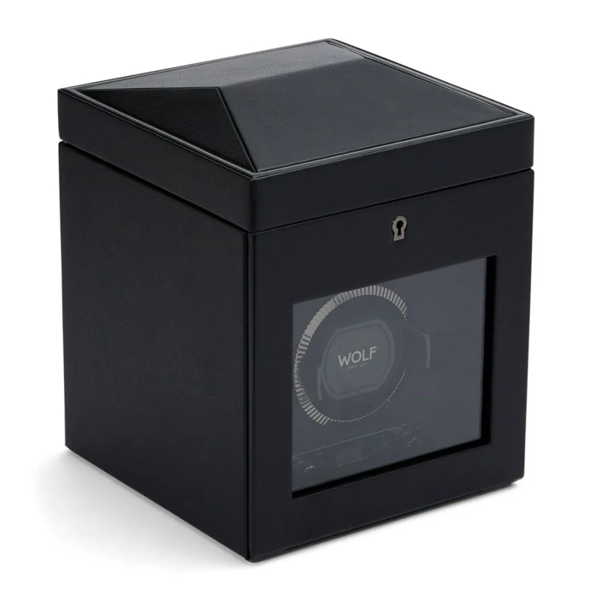 Wolf British Racing Single Watch Winder with Storage