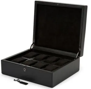 WOLF Watch Box British Racing Black 8pc