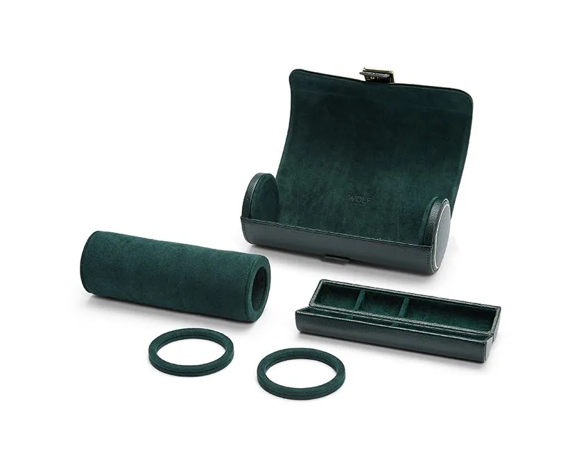 WOLF Watch Roll British Racing Green Triple