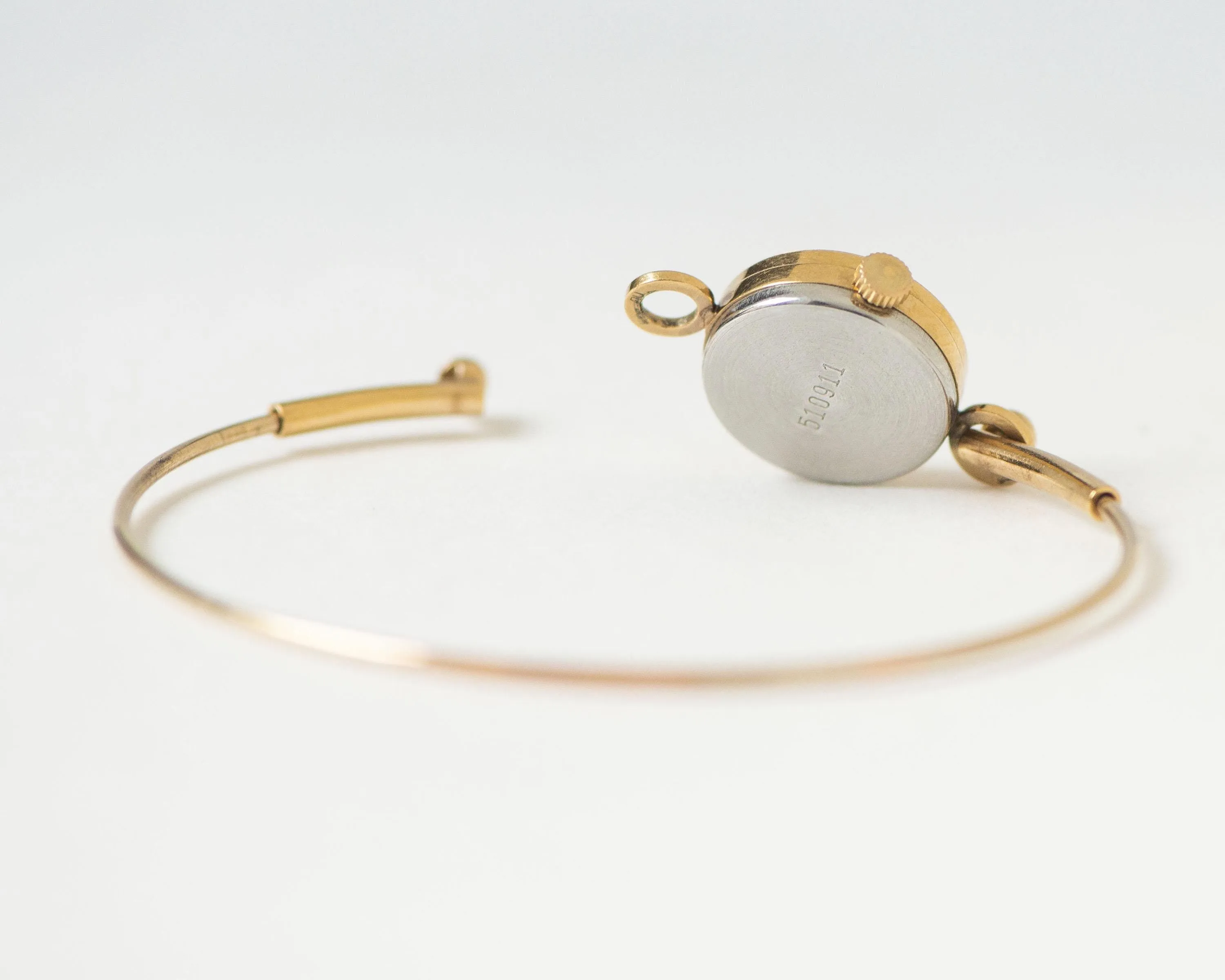 Women's Watch Tiny Ring Bracelet Gold Plated Seagull, Vintage Lady Wristwatch Classic Cocktail Watch Delicate Jewelry Gift Women small wrist