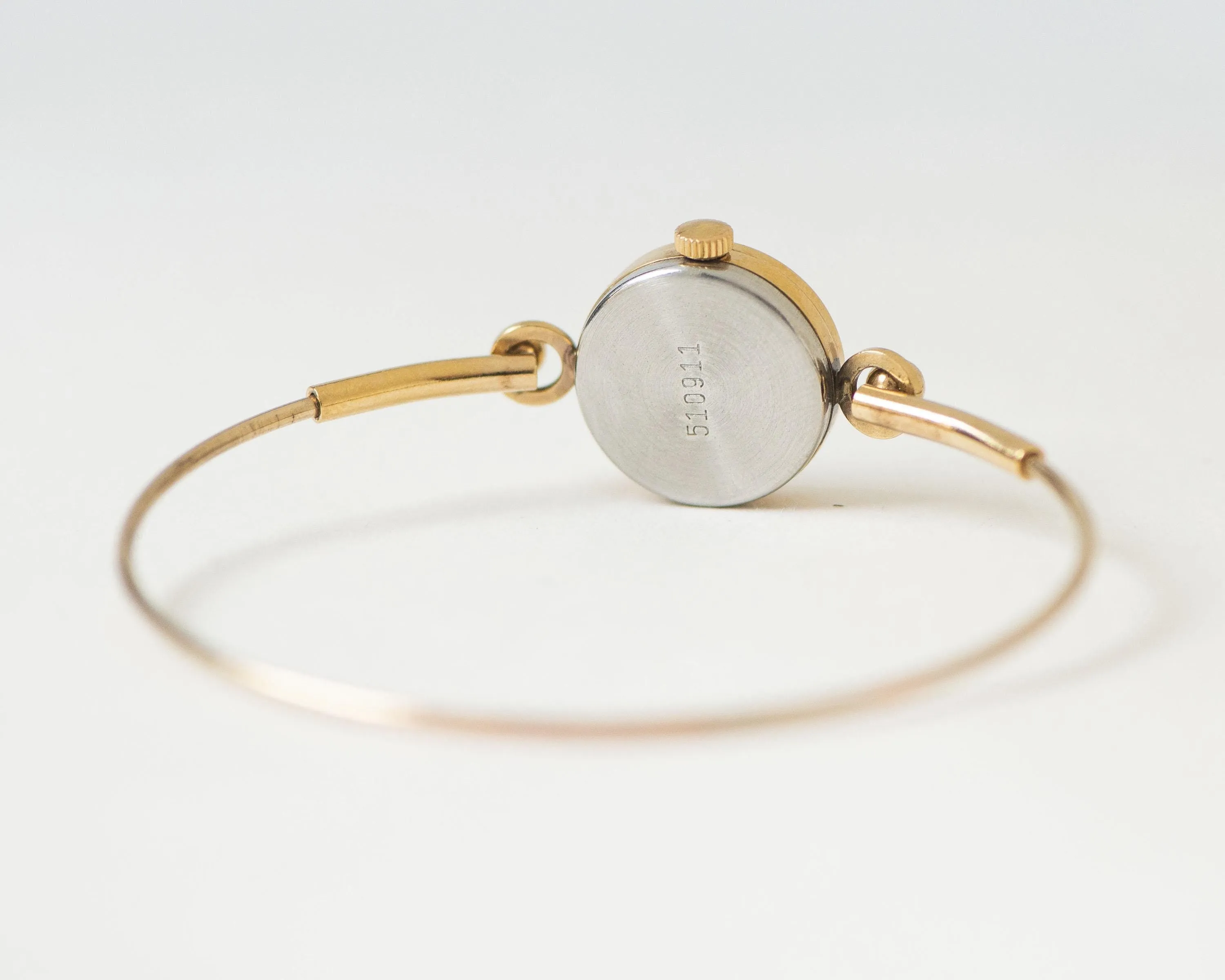 Women's Watch Tiny Ring Bracelet Gold Plated Seagull, Vintage Lady Wristwatch Classic Cocktail Watch Delicate Jewelry Gift Women small wrist